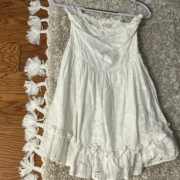 Anthropologie | Dresses | White Anthropology Dress | Poshmark